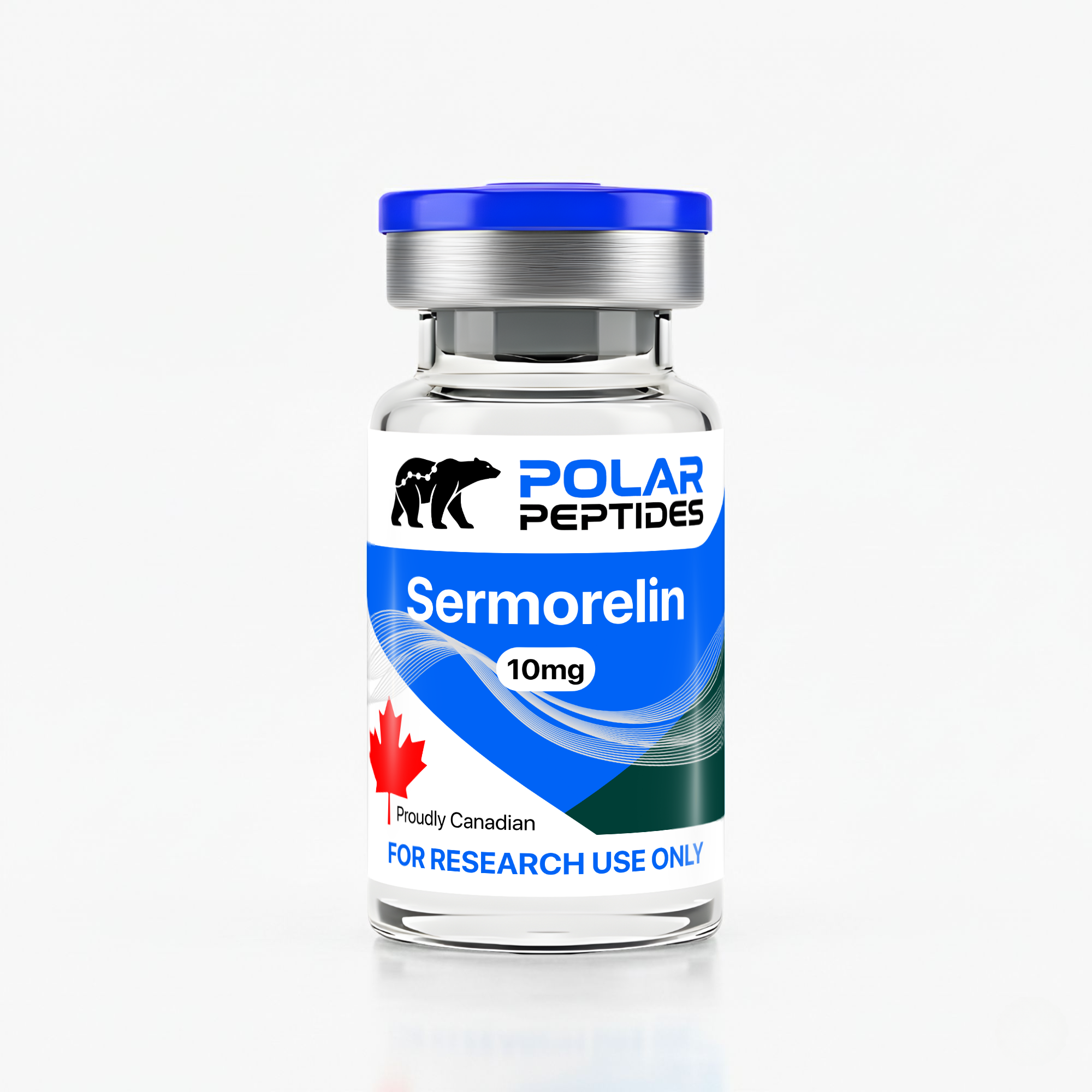 Sermatide (GHRH) — дослідницький пептид Polar Peptides у флаконі, чистота 99%+